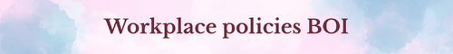 Pregnancy Loss Workplace policies BOI